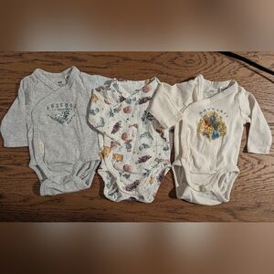 Newborn - Harry Potter Hogwarts and Friends Themed Baby Onesies Set H&M